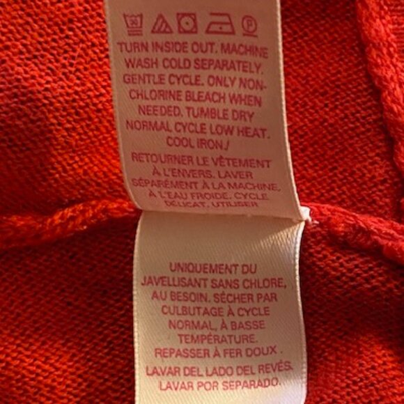 Victoria's Secret Dolman Sleeve V-Neck High-Low Sweater Raspberry Red Size XS - Picture 14 of 16